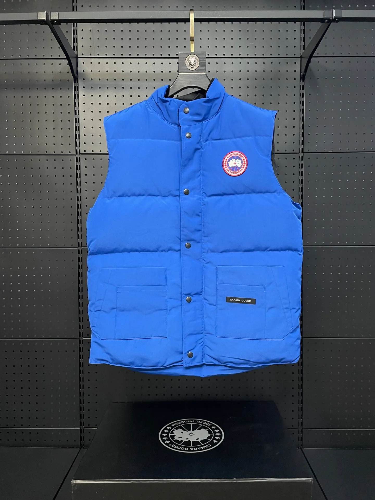 Blue canada goose freestylecrew 🎗 zp 🎗 t Premium ， 90 🎗 🎗zp 90 Lightweight 🎗ykk 🎗 zp zp Size:XS-XXL